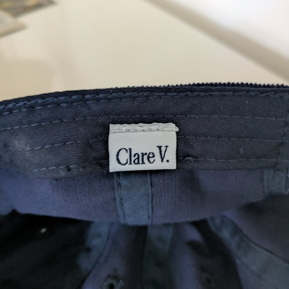 Clare V Baseball Corduroy Cap Ciao Hat - Picture 2 of 7